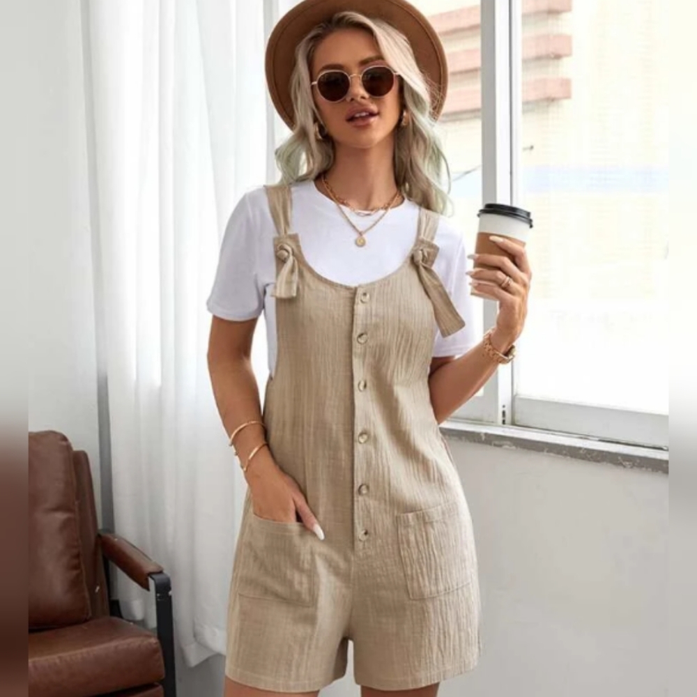 OVERALL KHAKI SHORT NIP